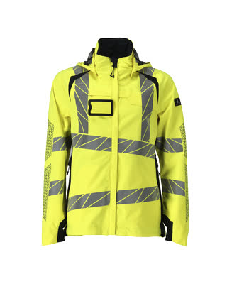 Hard Shell Jacke, Damen, leichtem Futter – hi-vis gelb/schwarzblau