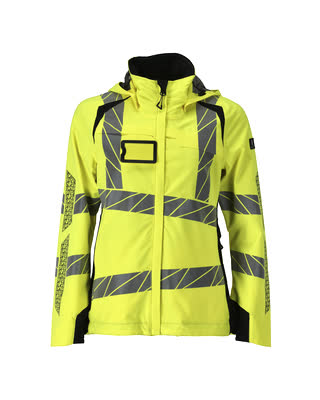 Hard Shell Jacke, Damen, leichtem Futter – hi-vis gelb/schwarz