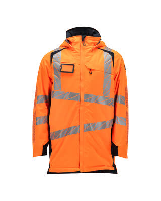 Parka CLIMASCOT®-Futter,geringes Gewicht – hi-vis orange/schwarzblau