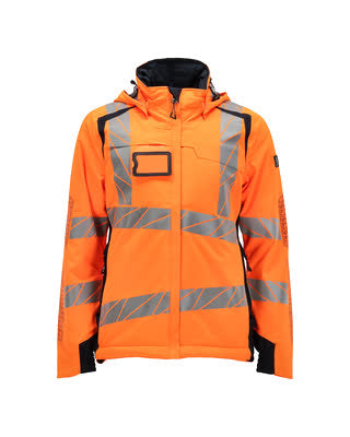 Winterjacke CLIMASCOT®, Damen – hi-vis orange/schwarzblau