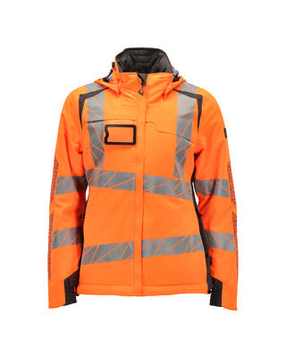 Winterjacke CLIMASCOT®, Damen – hi-vis orange/dunkelanthrazit