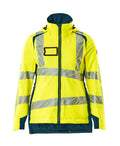 Winterjacke CLIMASCOT®, Damen – hi-vis gelb/dunkelpetroleum