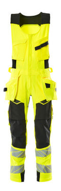 Kombihose, Hängetaschen,ULTIMATE STRETCH – hi-vis gelb/schwarz