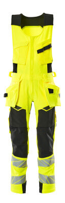 Kombihose, Hängetaschen,ULTIMATE STRETCH – hi-vis gelb/schwarz