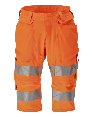 Shorts, ULTIMATE STRETCH – hi-vis orange