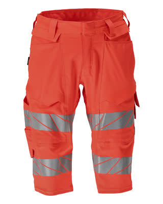 Shorts, ULTIMATE STRETCH – hi-vis rot