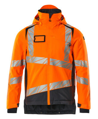 Winterjacke mit CLIMASCOT®-Futter – hi-vis orange/schwarzblau
