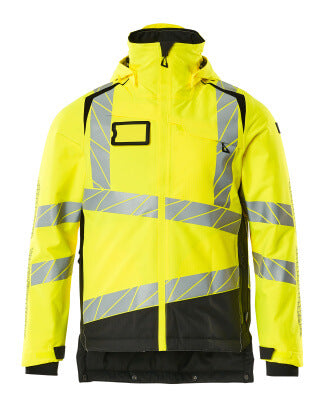 Winterjacke mit CLIMASCOT®-Futter – hi-vis gelb/schwarz