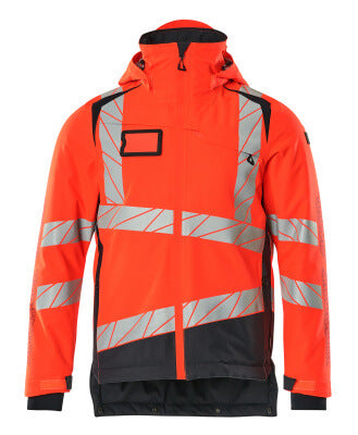 Winterjacke mit CLIMASCOT®-Futter – Hi-vis rot/schwarzblau
