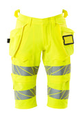 Shorts mit Hängetaschen,ULTIMATE STRETCH – hi-vis gelb