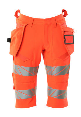 Shorts mit Hängetaschen,ULTIMATE STRETCH – hi-vis rot