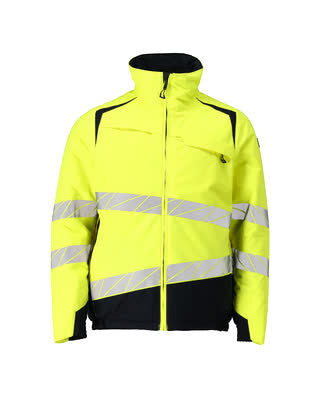 Winterjacke mit CLIMASCOT®-Futter – hi-vis gelb/schwarzblau