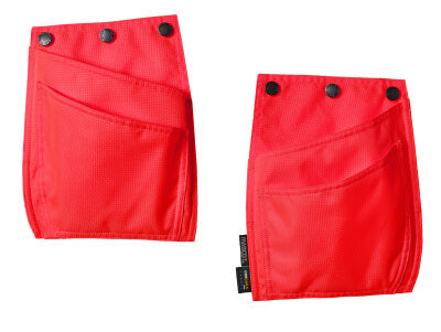 Hängetaschen, zwei im Set – hi-vis rot