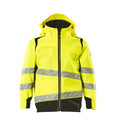 Hard Shell Jacke,Kinder,geringes Gewicht – hi-vis gelb/schwarz