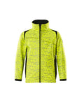 Softshelljacke, Kinder, Reflexeffekte – hi-vis gelb/schwarz