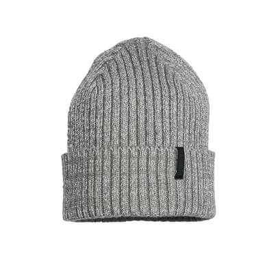 Strickmütze für Kinder, Reflexeffekte – silber