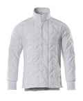 Thermojacke, Stretch-Einsätze – weiss