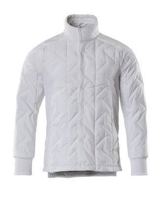 Thermojacke, Stretch-Einsätze – weiss