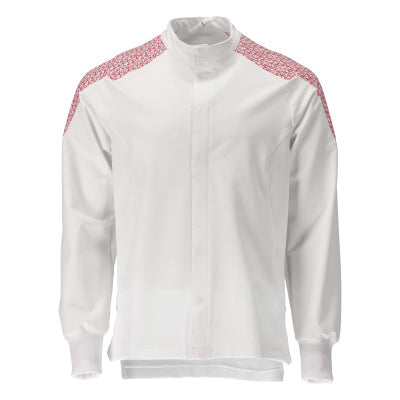 Jacke, ULTIMATE STRETCH – weiss/verkehrsrot