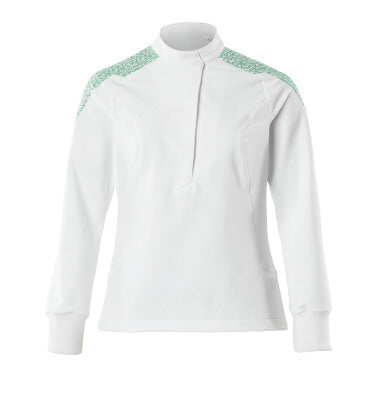 Schlupfkasack, Damen, ULTIMATE STRETCH – weiss/grasgrün