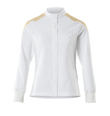 Jacke, Damen, ULTIMATE STRETCH – weiss/currygelb