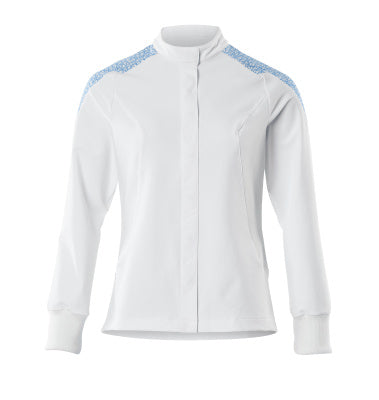 Jacke, Damen, ULTIMATE STRETCH – weiss/azurblau