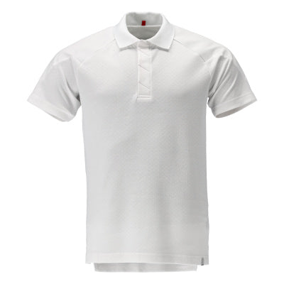 Polo-Shirt, Kurzarm – weiss