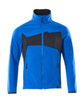 Softshelljacke – azurblau/schwarzblau