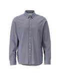 Hemd, moderne Passform, Stretch – blau-meliert