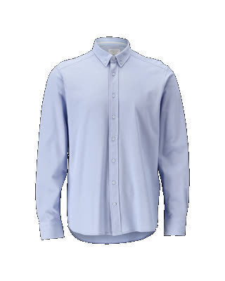 Hemd, moderne Passform, Stretch – hellblau