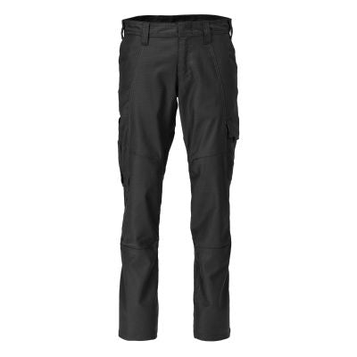 Hose mit Schenkeltaschen, cotton+ – schwarz