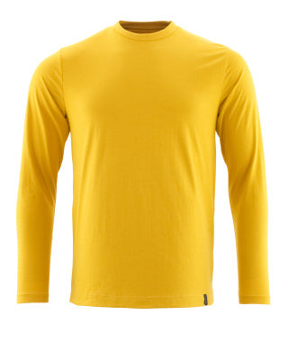 T-Shirt, Langarm, Modern Fit, ProWash® – currygelb