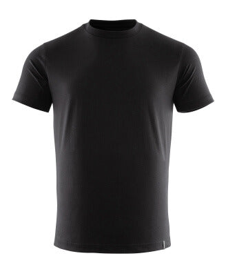 T-Shirt, moderne Passform, ProWash® – vollschwarz