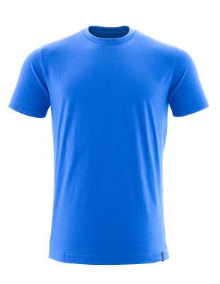 T-Shirt, moderne Passform, ProWash® – azurblau