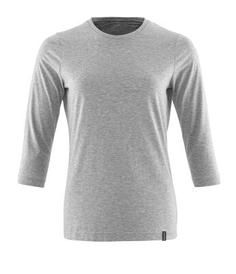 T-Shirt mit ¾ Arm, Damen, ProWash® – grau-meliert