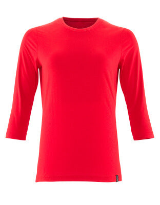 T-Shirt mit ¾ Arm, Damen, ProWash® – verkehrsrot