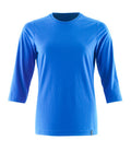 T-Shirt mit ¾ Arm, Damen, ProWash® – azurblau