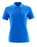 Polo-Shirt, Damen, ProWash® – azurblau