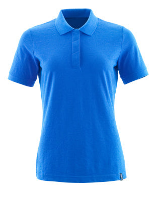 Polo-Shirt, Damen, ProWash® – azurblau