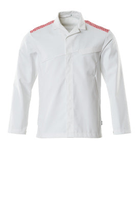 Jacke – weiss/verkehrsrot