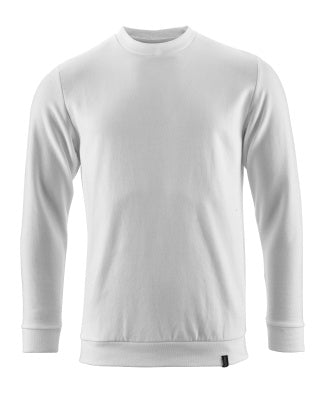 Sweatshirt, moderne Passform, ProWash® – weiss