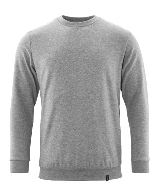Sweatshirt, moderne Passform, ProWash® – grau-meliert