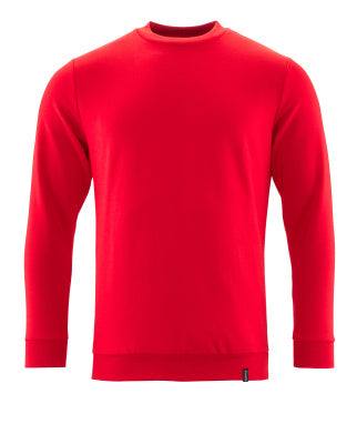 Sweatshirt, moderne Passform, ProWash® – verkehrsrot