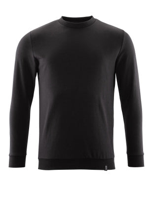 Sweatshirt, moderne Passform, ProWash® – vollschwarz