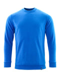 Sweatshirt, moderne Passform, ProWash® – azurblau