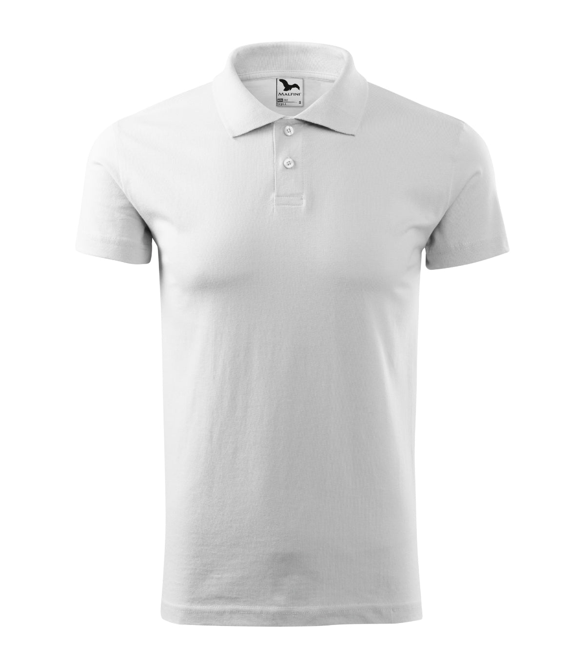 Polohemd Herren Single J. 202 – weiss