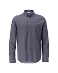 Hemd, schmale Passform, Stretch – blau-meliert
