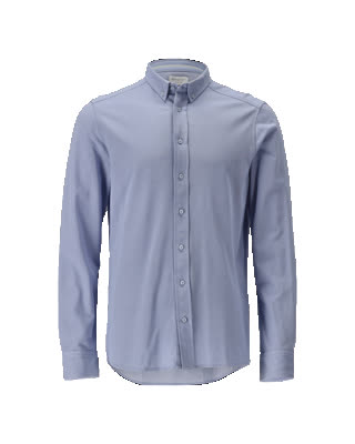 Hemd, schmale Passform, Stretch – hellblau