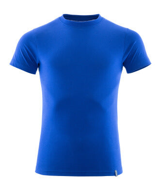 T-Shirt, moderne Passform – kornblau