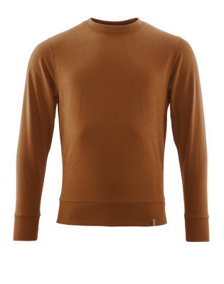 Sweatshirt,moderne Passform – Nussbraun